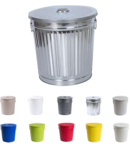 GIO'STYLE GioStyle Pattumiera Ecosolution 45 | Capacità 45 L | Antracite e Bianco | Ideale per Raccolta Differenziata | Made in Italy