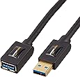 Amazon Basics - Cavo prolunga USB 3.0 A maschio/A femmina (1 m) - Pacco da 2