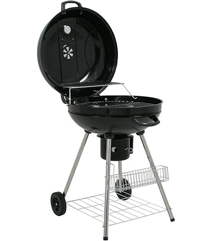 Landmann Mobile Kettle BBQ 41.5cm 11316, Black/Silver, 72cm
