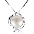 B.Catcher collana in argento per donna gioielli in argento 925 e perla d'acqua dolce collane