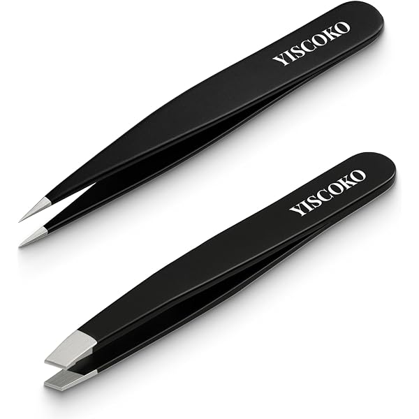 Aristocrat Precision Tweezers – 2er Set – Präzisions-Pinzette Für Augenbrauen & Haare