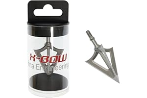 X- BOW FMA ENGINEERING X-Bow FMA Edge - Jagdspitze; zum Aufschrauben auf Pfeile oder Bolzen; extrem langlebig und robust