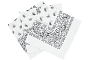 By Neki Paisley Bandanas Headband Scarf Pack Of 3 Cotton Paisley Print Scarf, Fashion Hair Accessory, Sports, Multifunctional Headwear UK Seller FREE UK Postage