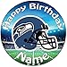 Produktbild Personalisierte American Football NFL Seattle Seahawks Zuckerguss Cake Topper, 20,3 cm (20 cm) vorgeschnittenen Kreis