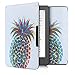 Produktbild kwmobile Hülle für Kobo Aura Edition 2 - Flipcover Case eReader Schutzhülle - Bookstyle Klapphülle Ananas Design Mehrfarbig Grün Hellblau