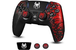 for ps5 Controller Cover Skin,JORREP Anti Slip Silicone Case per Controller PS5 Con spazi per la Presa Del pollice,adesivi per il Touch Pad e adesivi per la copertura
