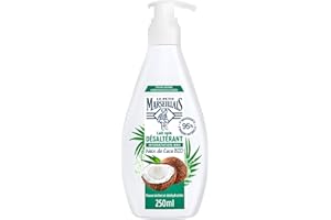 Le Petit Marseillais -Lait Soin Hydratant Réparation (Flacon-Pompe de 250 Ml) – Lait Corps pour Peaux Abîmées et Desséchées Hydratation 24H – Lait Corporel au Beurre de Karité,Aloes et Cire d'Abeille