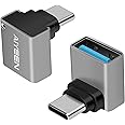 Cavo Adattatore USB Tipo C 3.1 A Mini 5 Pin 90° - Convertitore 25cm Per Ricarica Dispositivi Portatili