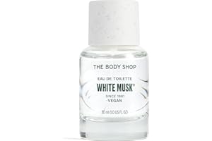 The Body Shop White Musk Eau de Toilette (1x 30ml), Fresh Floral Musk Perfume for Men & Women, Long-Lasting Unisex Fragrance with Jasmine & Lily Notes, Vegan Cologne, Signature Cruelty-Free Scent