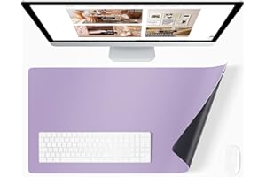 Panorama Tappetino Scrivania Lilla 40x80 cm - Tappetino Scrivania - Copri Scrivania - Sottomano Scrivania - Desk mat - Tappetino Mouse - Tappetino Scrivania Grande - Proteggi Scrivania