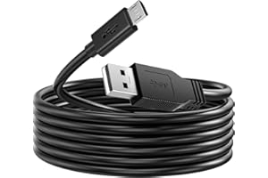 LBSC USB PS4 Controller Charger, Fast Charging Cable for PlayStation Wireless/Pro/Slim, Xbox One, DualShock 4, Fire HD, Camera, TV Stick (Black 3.3ft/1m)