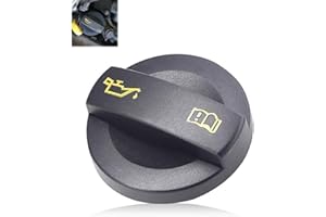 XICIKI 04E103485A Car Petrol Engine Oil Filler Cap for Audi A3 A4 A5 Q3 Seat Ibiza Leon Skoda Octavia for VW Jetta Passat Polo Tiguan Golf MK7 2014－2017 1.0 1.2 1.4 1.6