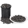 LuckIn 1500PCS Slingshot Ammo Balls, 3/8 Inch Hard Clay Slingshot Ammo for Hunting & Shooting Target Practice, Natural Biodegradable, Brown