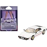 MINI GT 1:64 Esprit Turbo White - İngilizce S&uuml;r&uuml;m Ambalaj - Sınırlı &Uuml;retim 1/64 Diecast Model Araba