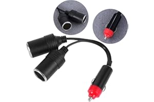 TOP CHARGEUR Top ładowarka do zapalniczki samochodowej, 12 V, podwójna wtyczka, długość: 24 cm