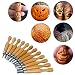 Produktbild Carbon Stahl Holz Werkzeug Messer Kit – Kids & Anfänger mit Schutzkappe und Speicherung Fall (12 Set)