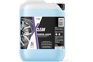 X CLEAN EXPERT CAR WASH Shampoing voiture pH Neutre 5L - Décontaminant ferreux – Élimine efficacement les saletés et respecte les surfaces – Produit nettoyage voiture concentré - Fabriqué en Italie