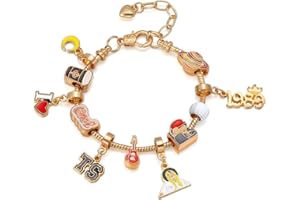 Emibele Armband mit Gravur, Edelstahl Gliederarmkette mit OT Schnalle für Damen Mädchen