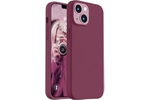 Lavderuar iPhone 15 ile Uyumlu İçi Kadife Lansman Silikon Kılıf – Kamera Korumalı, Darbe Emici, Premium Yumuşak Kapak Bordo