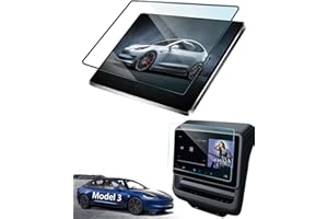 ASZSK【Set di 2 Pellicola Protettiva per Tesla Model 3 2024 2025, 9H Proteggi Schermo in Vetro Temperato, 15,4" + 8" per Pellicola Schermo per Navigazione per Model 3 Highland