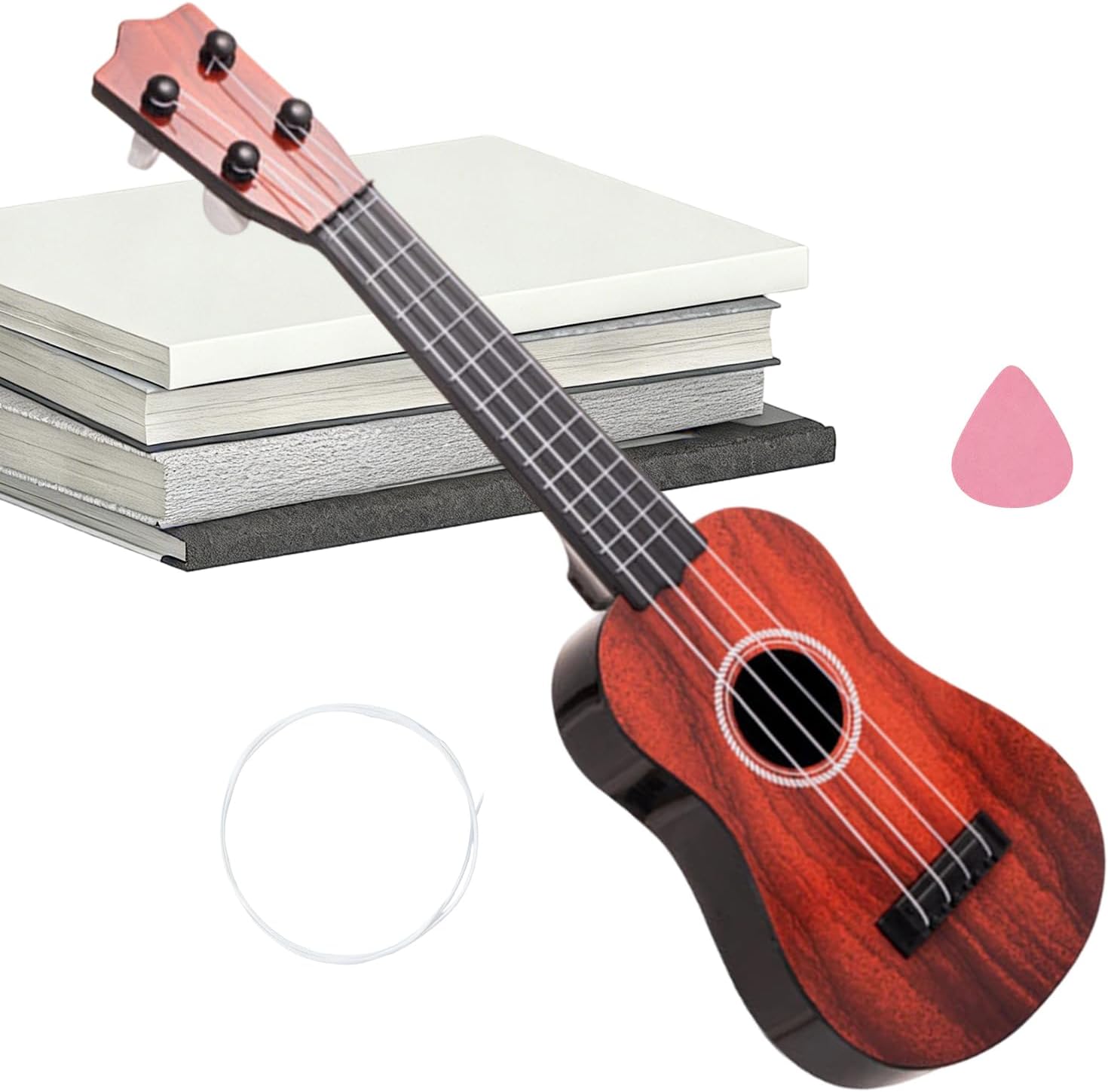 Ukulele para Principiantes | de 4 Cuerdas para Iniciación,Instrumento Musical Infantil | para Clases Colegio Guardería Niñas Niños Hogar Estudio