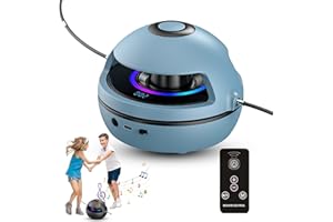 OMUIETIO Smart Skipping Rope Kids,Cordless Skipping Ropes Machine for Adults,Bluetooth Music,1-10 Speed,Remote and Colored Breathing Light,kids Gym Equipment for Youth, Family Games