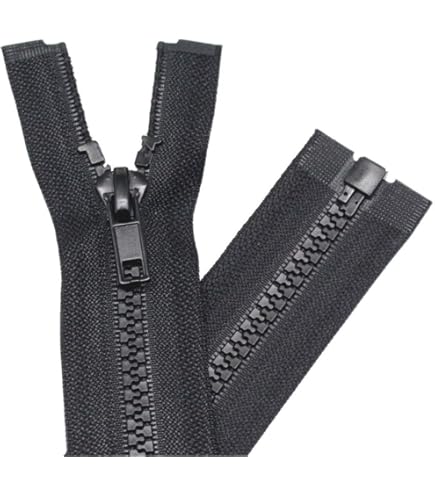 Reißverschluss Kunststoff Teilbar - Dunkelblau 37cm Für Jacken