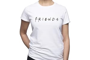 EUGINE DREAM Friends TV Logo Camiseta para Mujer