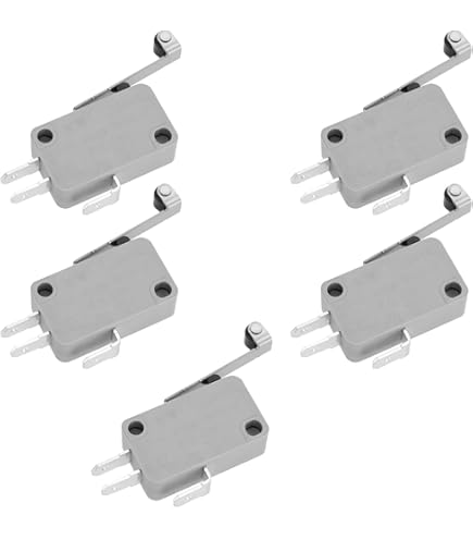 The Lord Of The Tools Mikroschalter 4er Set - 16A 250V SPDT Mit Langer Rollenstange