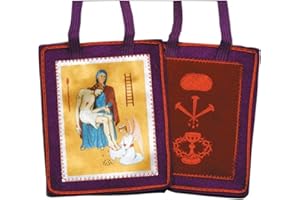 VILLAGE GIFT IMPORTERS Purple Scapular of Blessing and Protection, 1 Count (Pack of 1), wool, not known