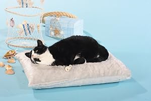 CLEVERCAT Thermokissen Silber, das Pflegeleichte rundum Wohlfühlkissen Made in Germany