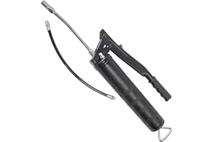 BARGAINSGALORE 3 Way 500CC Lever Action 400G Grease GREASING Gun with 2 DELIVERY Hoses DIY New