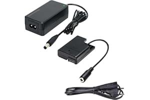 Hisewen EP-5A Netzteil DC Coupler EN-EL14 Dummy Akku für Nikon D3100 D3200 D3300 D3400 D3500 D5100 D5200 D5300 D5500 D5600 P7800 P7100 DF Kameras.