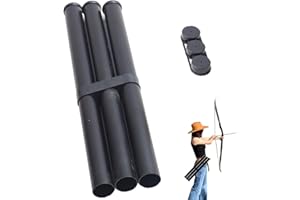 Pineeseatile Arrow Quivers, 3 Tube Archery Quivers, Smooth Sturdy PE, Replacement Arrow Holder, Archery Accessories,Archery