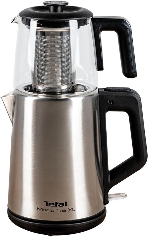 Tefal Magic Tea XL Cam Demlikli Ve Paslanmaz Çelik Gövdeli 1650 Watt Çay Makinesi