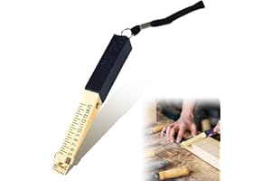 DEFIYEAR Fire Door Gap Gauge Checker Tool 1-15mm Door Gap Measuring Tool Wedge Shaped Vernier Feeler Gauges Metric for House Engineering Inspection Flatness Measuring Tool Ruler