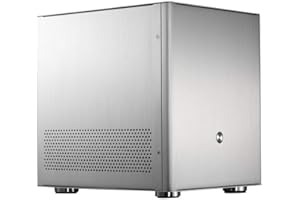 Jonsbo V4 Micro-ATX Cube-Gehäuse, silberfarben