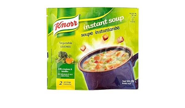 Knorr Instant Soup Vegetable 2 Per Pack 58g Pack Of 6