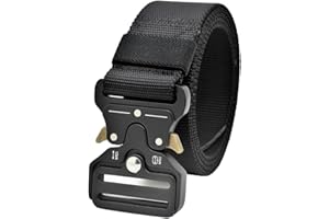 GRULLIN Ceinture Tactique Molle Rigger Belt Homme Ceinture Nylon Web Bande Réglable Sangle Militaire Quick Release Métaux Boucle Lourds Ceinturon