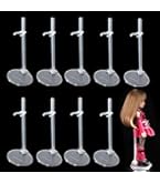 FINGERINSPIRE Soporte Para Figura De Acción Para 3 Personas, Figura De Acción Montada, Base De Soporte Para Modelo De Muñeca, Soporte De Exhibición Compatible Con Juguetes HG/RG 1/144, Transparente