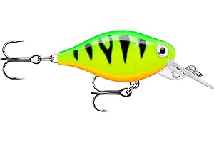Rapala - Leurre de Pêche X-Light Crank Mid Runner Construction Plastique - Leurre Eau Douce Flottant