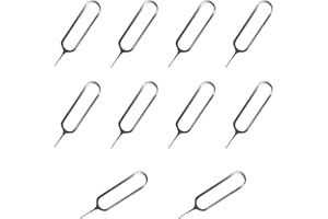 SZXMDKH 10 Stück Universal SIM Karte Removal Pin Nadel SIM Karte Tray Pin-Werkzeug Removal Tool SIM Karte Ejector für Alle Modelle Robust und Praktischlanglebig SIM-Karten-Auswurfnadel, Tragbar, SIM-Karte