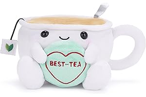 Posh Paws Swizzels Love Hearts Tiffany - Tazza da tè Best-Tea, 18 cm, colore: Bianco