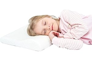 SIKAINI Children's Pillow For Bed, Hypoallergenic Memory Foam, Children's Pillow, Neck Protector For Children