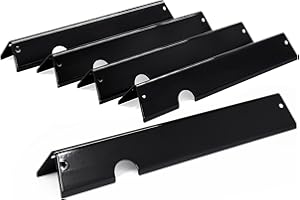 Criditpid 66032 66795 Flavorizer Bars für Genesis II/LX 300 Serie, Genesis II E-310, E-315, II GS4 Gasgrill, 43.2 cm Porzellan-Stahl-Geschmacksstangen Heizplatten für Weber Genesis 2 Grillteile