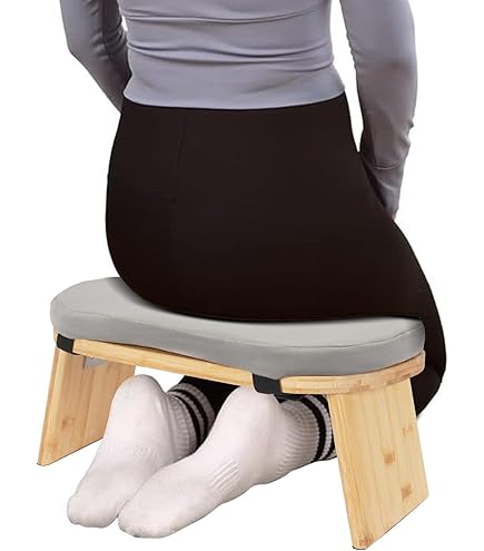 Panca Da Meditazione In Bambù - Pieghevole, Con Cuscino, Per Yoga E Relax - Foto 10