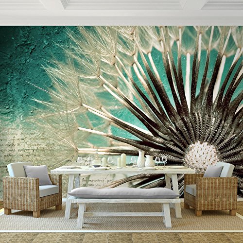 Fototapete Pusteblume 396 x 280 cm – Vliestapete – Wandtapete – Vlies Phototapete – Wand – Wandbilder XXL – !!! 100% MADE IN GERMANY !!! Runa Tapete 9023012b - 2