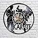 Produktbild Wanduhren 1 Stück Sport Vinyl Record 3D Karate Partice Silhouette Led Beleuchtung Uhr Dekor Handgefertigte Einzigartige Ursprüngliche Geschenke Idee