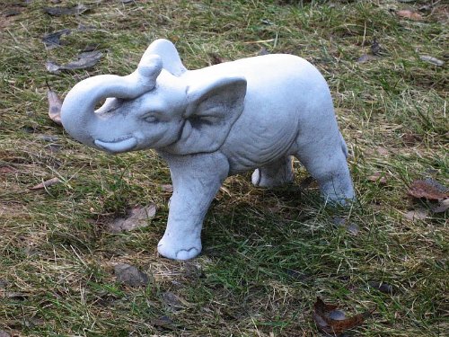 Nr.044 Steinfigur Feng Shui Elephant Elefant Klein ca.5,8 kg Frostfest Stein