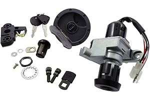 2EXTREME Schlosssatz kompatibel für YAMAHA Aerox 50 ab Bj. 1999Typ:SA14, MBK Nitro 50 ab Bj. 1999, Aerox 50 bis Bj. 1999 Typ:5BR, Nitro 50 bis Bj. 1999